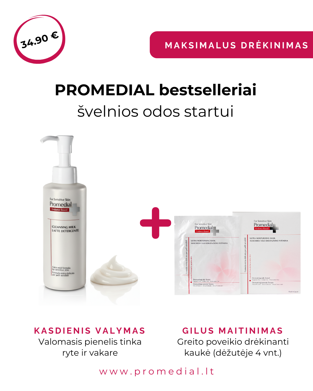 Bestseller'ių rinkinys: Pienelis + Kaukė