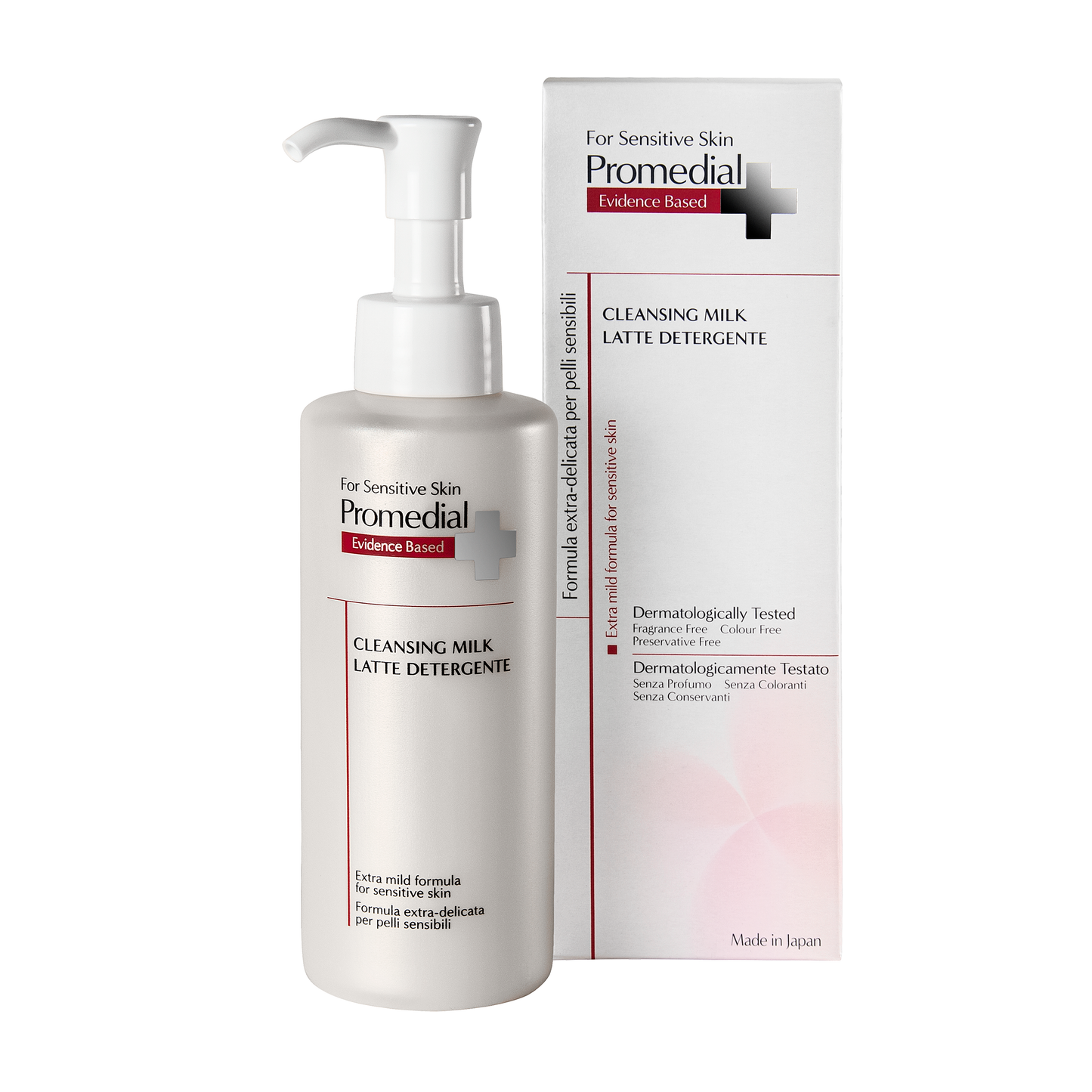 Promedial Cleansing Milk – švelnus valomasis pienelis jautriai odai, produkto pakuotė