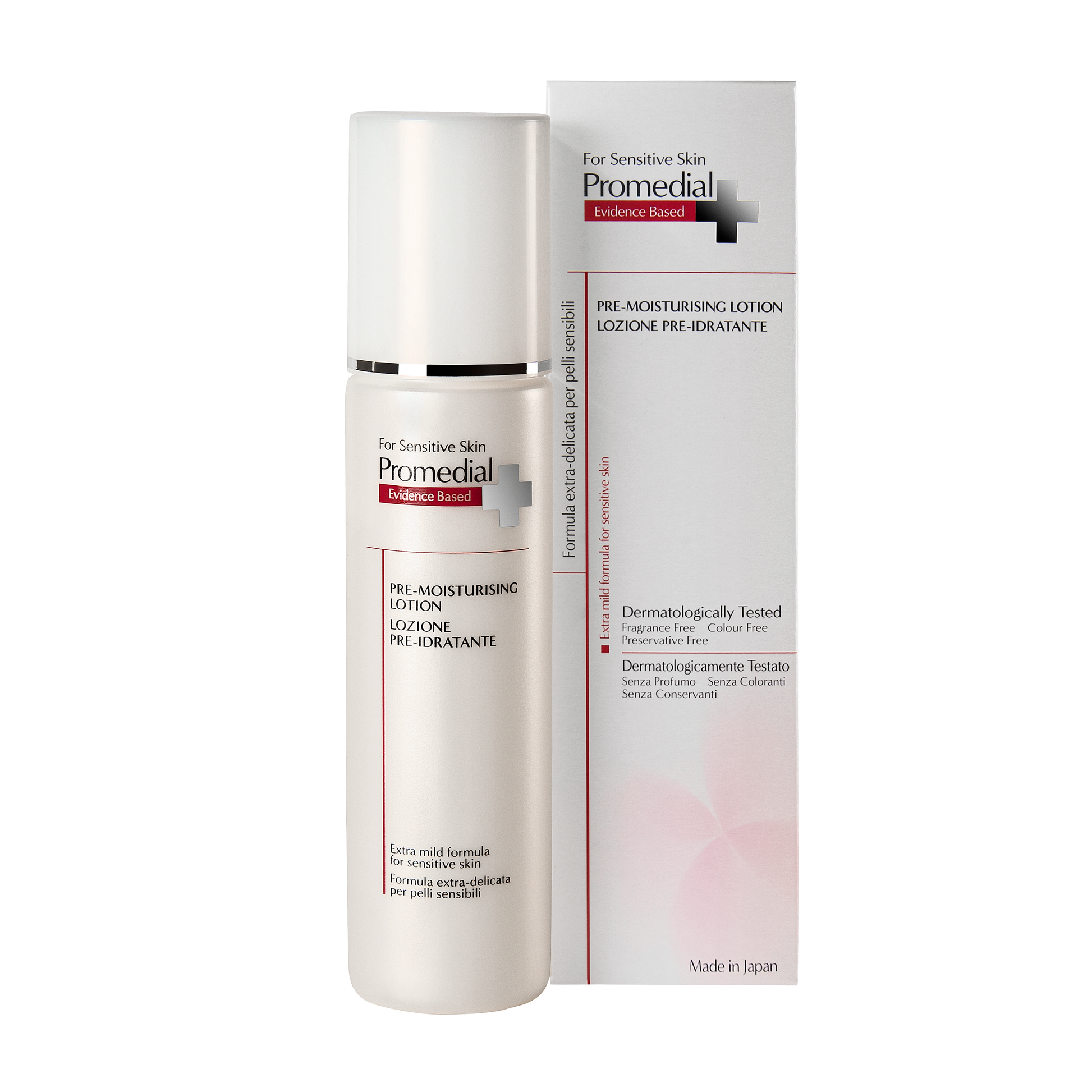 Promedial Pre-Moisturising Milk – veido losjonas odos paruošimui